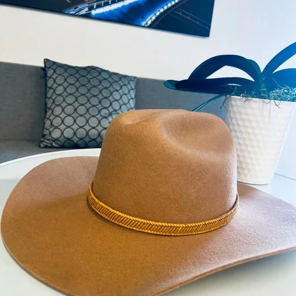 Lack Of Color Camel Rancher Hat with Braided Band- Never Been Worn - Picture 4 of 7